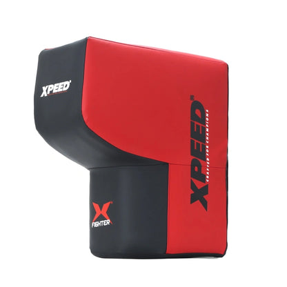 Xpeed XP2492 Fighter wall mount with multi-angle striking bag for martial arts training, designed for pads and focus mitts practice.
