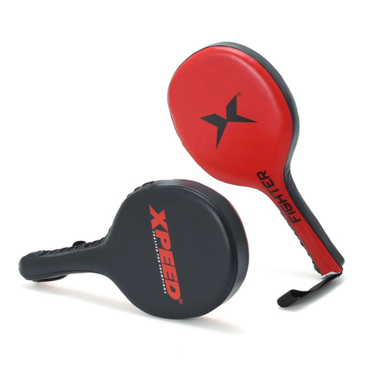 Xpeed XP2493 Fighter Fan Pad for professional kicking and speed training, featuring focus mitt design and durable padding.
