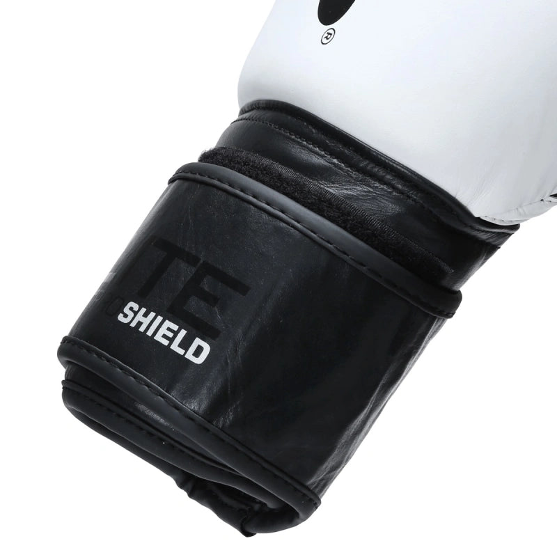 Xpeed XP2804 Elite professional boxing gloves with padded wrist support and sleek black design for training and matches