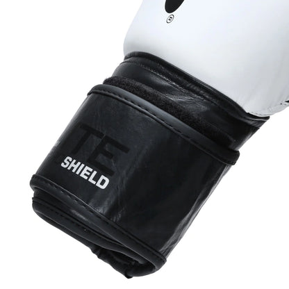 Xpeed XP2804 Elite professional boxing gloves with padded wrist support and sleek black design for training and matches