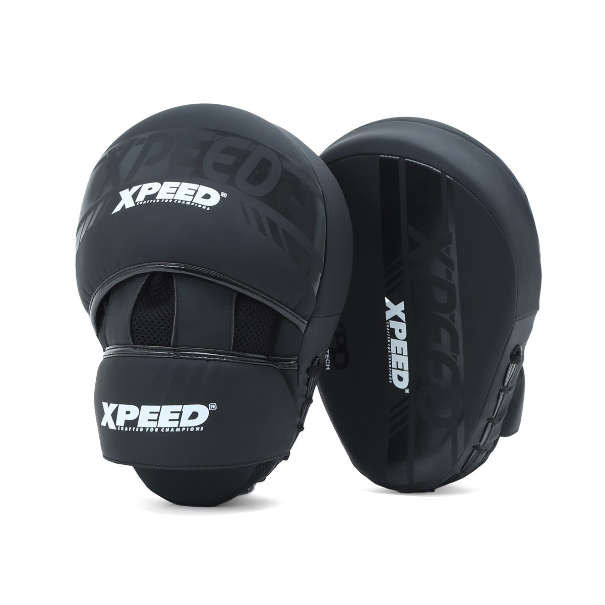 Xpeed Xpeed Matt PU Focus Pad for boxing, professional boxing punch mitts with padded surface and adjustable strap.