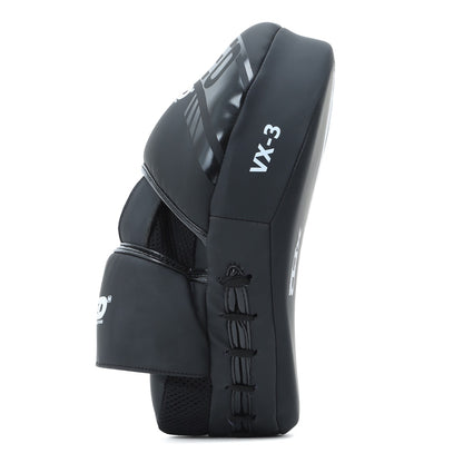 Xpeed Matt PU Focus Pad for boxing, professional training punch mitts, black and red color, detailed stitching and grip surface