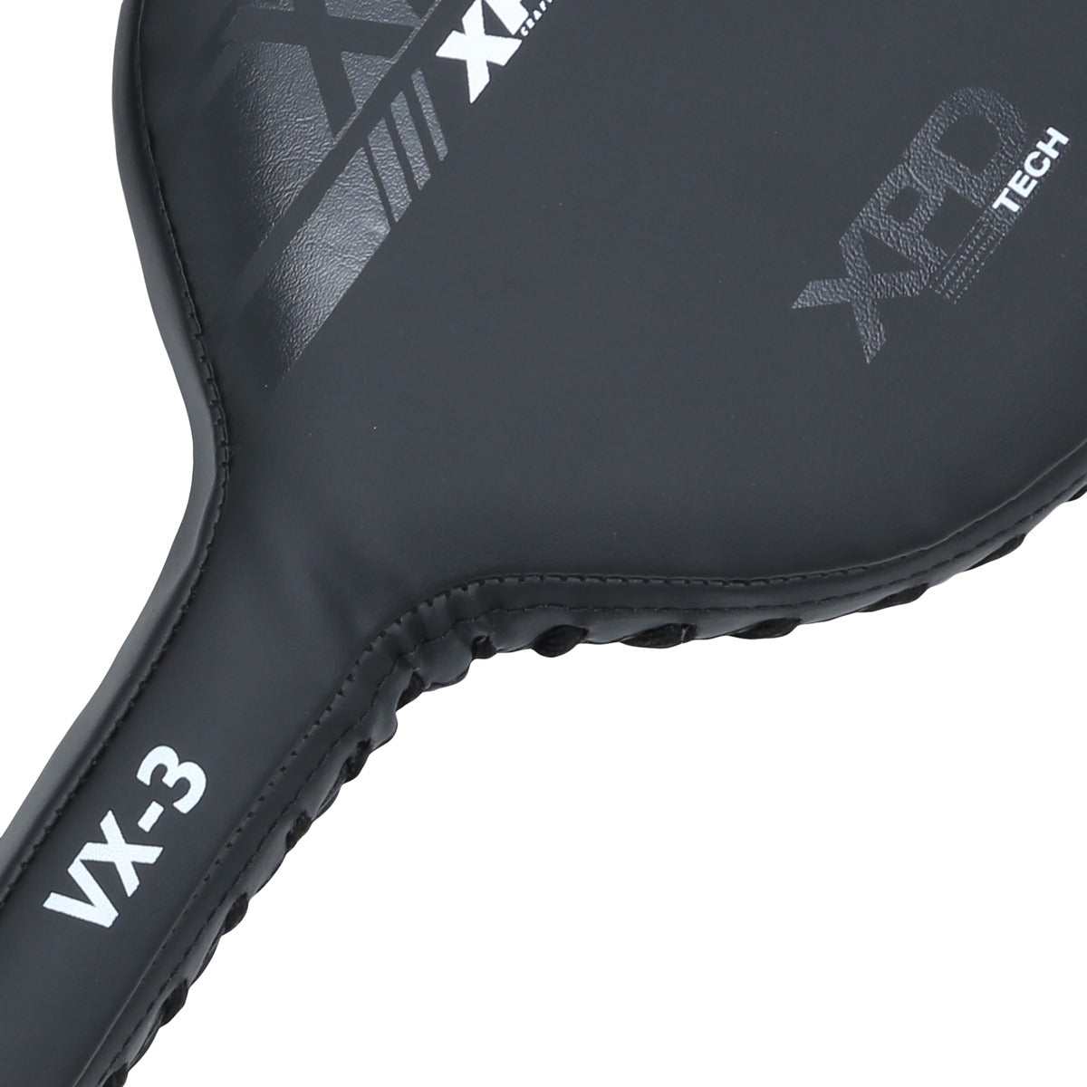 Black matte Xpeed XP3061 target pad, pair of high-quality martial arts training pads with reinforced stitching and ergonomic design.