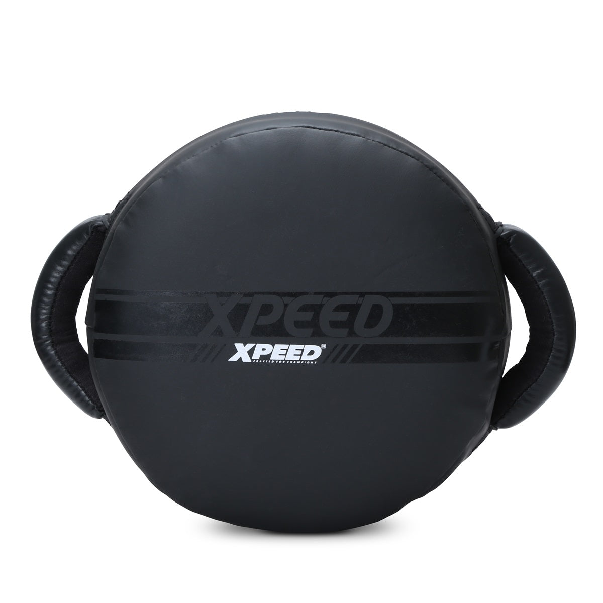 XPEED small round PU striking pad for boxing and MMA training, featuring a durable body strike shield design.