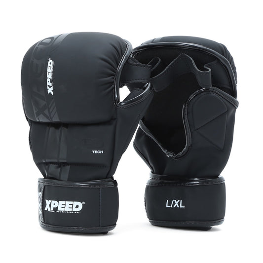 XPEED XP3056 Xpeed Matt PU Sparring MMA Glove – Black Matt