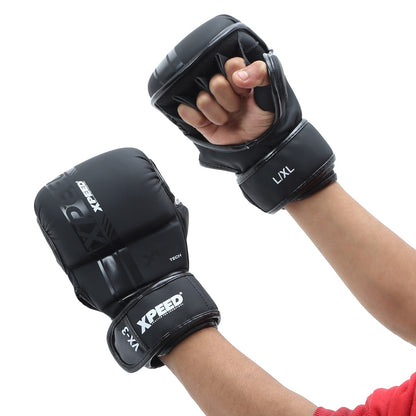 XPEED XP3056 Xpeed Matt PU Sparring MMA Glove – Black Matt