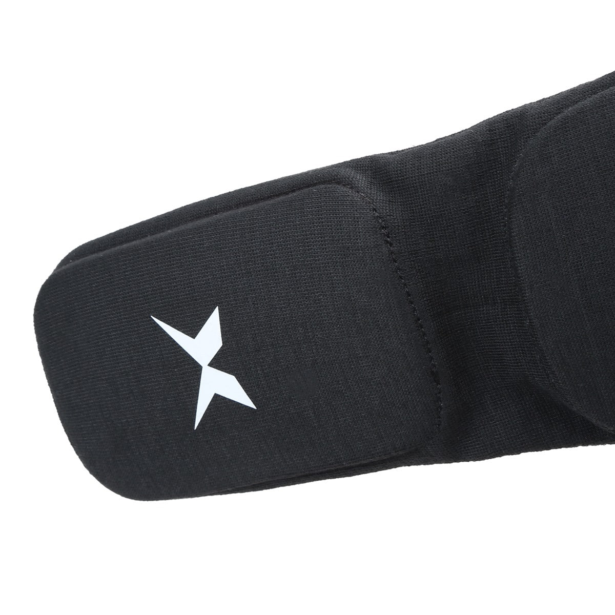 XPEED XP3066 fabric shin guards for martial arts and MMA, showing padded compression design for protection and comfort.