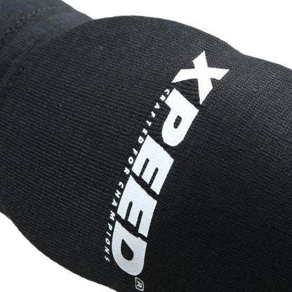 XPEED XP3067 fabric elbow guard with high-density foam support, ideal for gym and MMA training.