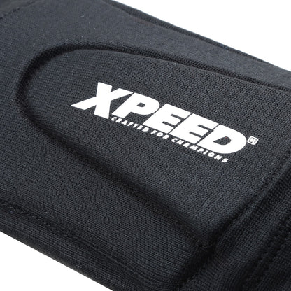 XPEED XP3068 fabric knee guard with high-density foam for sports and outdoor training, showing reinforced knee support.