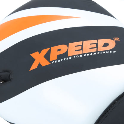Orange XPEED PMFT XP401 boxing gloves with high-density IMF 2.0 PU padding, designed for sparring and training.