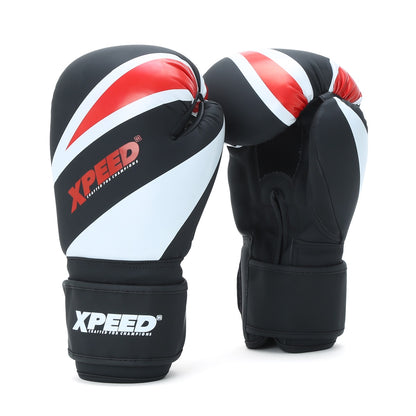 Red XPEED PMFT XP401 boxing gloves with high-density IMF 2.0 PU material, designed for sparring and boxing training.