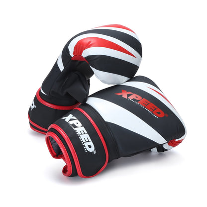 XPEED XP402 high-quality PU boxing bag gloves with padded wrist support and ergonomic design for training and sparring.