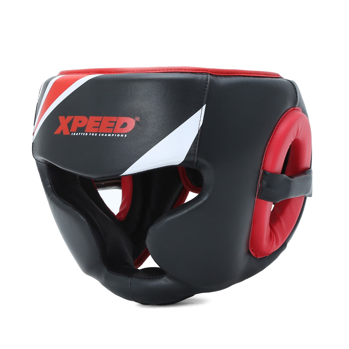XPEED XP403 sparring headguard with layered foam padding and cheek protection for boxing training and safety.