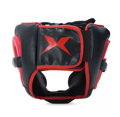 XPEED XP403 sparring headguard with layered foam and cheek protection for boxing training and safety.