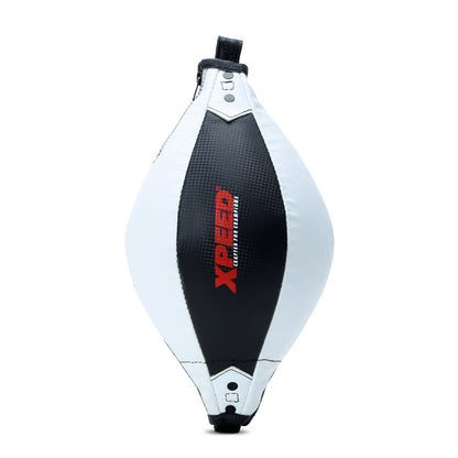 XPEED XP406 heavy-duty PU floor-to-ceiling boxing ball, 35cm, used for boxing training and fitness exercises.