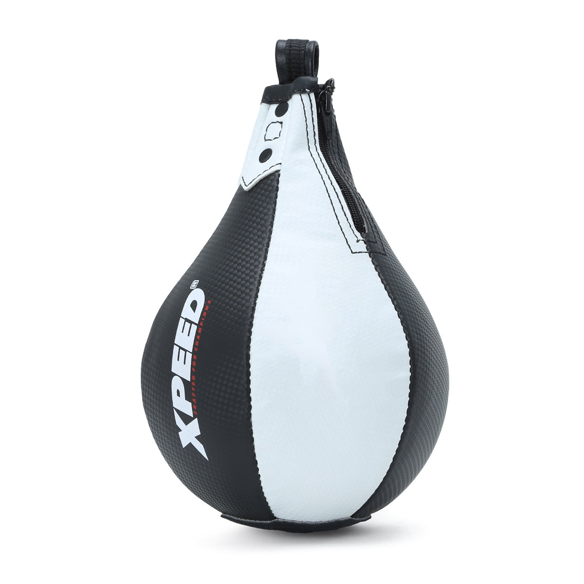 XPEED XP407 heavy-duty PU boxing speed ball, 27cm for agility and coordination training, shown in close-up on a white background.