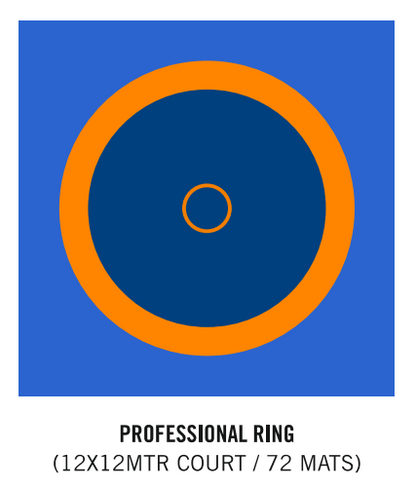 Xpeed XP5001 wrestling mat with professional competition-grade surface, showing a close-up of the textured, cushioned wrestling ring mat.