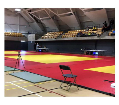XPEED XP5002 Judo Sportsmat for professional competition, showing a cushioned, non-slip judo mat surface for martial arts training