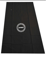 XPEED XP5019 boxing ring canvas cover, 8 meters long, designed as a durable boxing ring accessory with black fabric and reinforced edges.