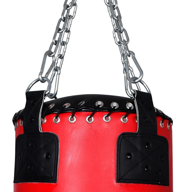 Xpeed XP213 Revolution RT heavy duty punch bag hanging in a training gym, designed for boxing and martial arts practice.