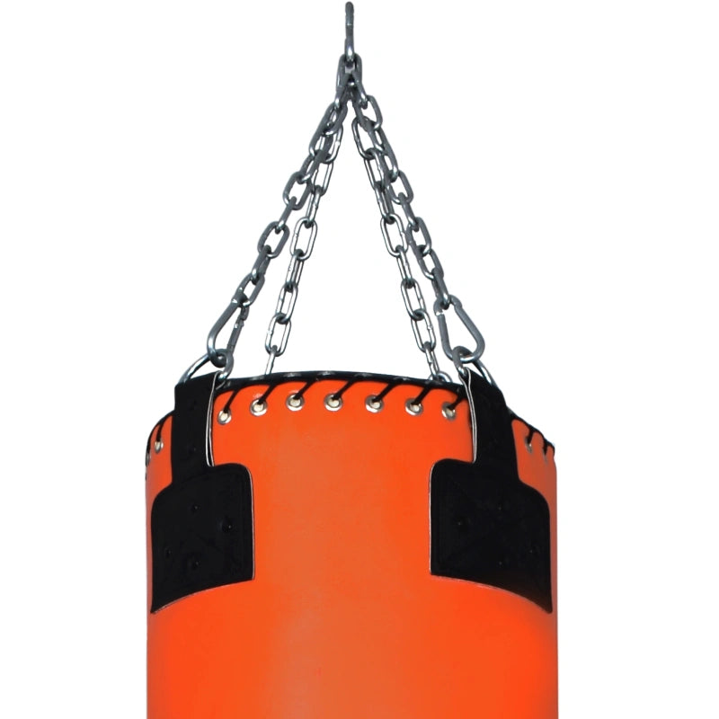 Xpeed XP213 Revolution RT heavy duty punch bag hanging in gym setting, durable boxing bag for training and fitness workouts.