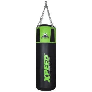 Xpeed XP201 Carbonium PU punch bag for boxing and MMA training, front view showing durable heavy bag design