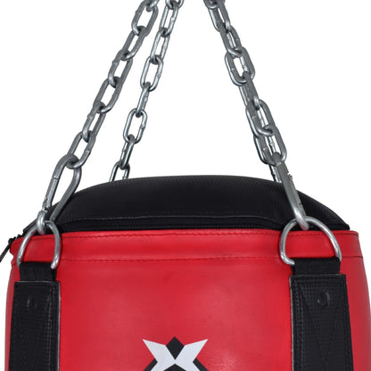 Xpeed XP201 Carbonium PU punch bag for boxing and MMA training, heavy bag with durable black exterior and reinforced stitching.