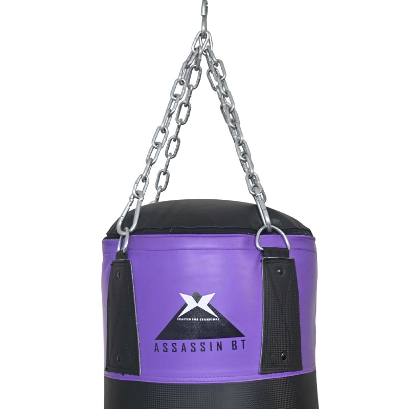 Xpeed XP201 Carbonium PU punch bag for boxing and MMA training, shown from the top view, durable heavy bag for combat sports.