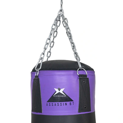 Xpeed XP201 Carbonium PU punch bag for boxing and MMA training, shown from the top view, durable heavy bag for combat sports.