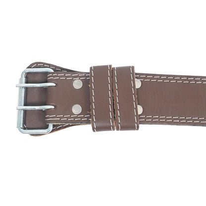 XPEED XP1004 All Leather Weight Lifting Belt 6 Inch Premium Veg-Tan for Core & Lower Back Support