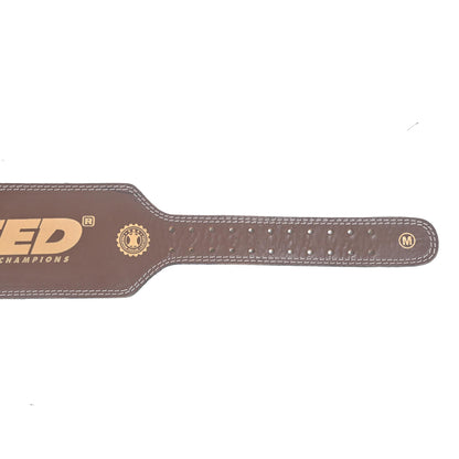XPEED XP1004 All Leather Weight Lifting Belt 6 Inch Premium Veg-Tan for Core & Lower Back Support