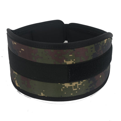 XPEED XP1006 All Nylon Weightlifting Belt 6 Inch Camo with Stainless Steel Slide Bar Buckle for Gym Training