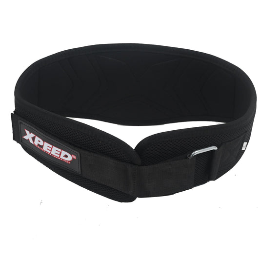 XPEED XP1007 Gym Nylon Padded Lifting Belt 6 Inch Neoprene Velcro Closure for Weightlifting & Gym Training