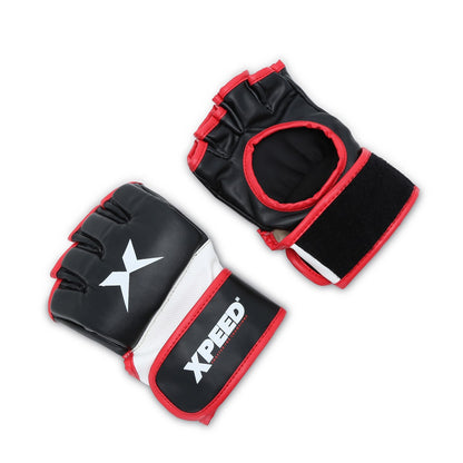 Xpeed XP1502 Cage Fighting Glove | MMA Open Palm Gloves for Training & Competition