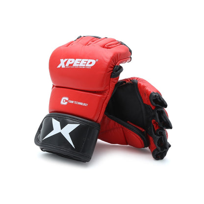 Xpeed XP1505 Leather MMA Gloves – Premium Genuine Leather Fight Gloves