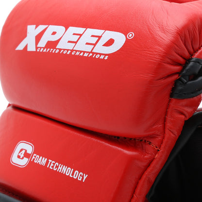 Xpeed XP1505 Leather MMA Gloves – Premium Genuine Leather Fight Gloves