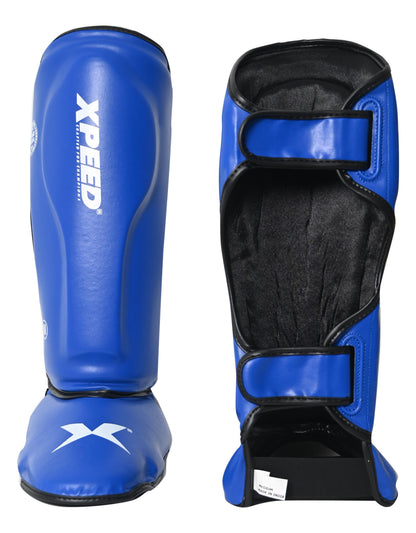 XPEED WAKO T-20 PU Professional Shinguard with Foot XP1812