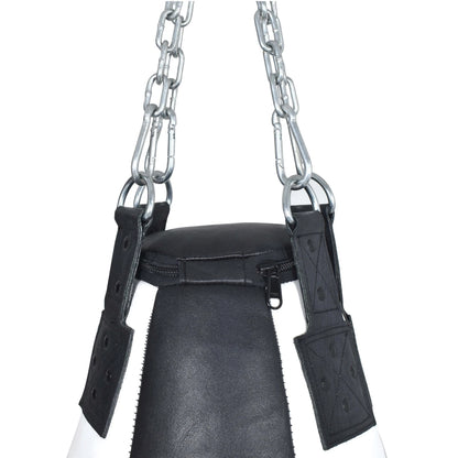 Xpeed XP205 maize punch bag made of all leather, designed for boxing and martial arts training.