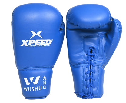 XPEED XP2101 Wushu Boxing Gloves - PU Leather Lace-Up Training Gloves