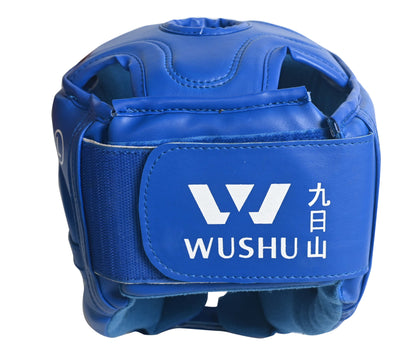 XPEED XP2102 Wushu Headguard - Adjustable PU Leather Head Guard with Chin Strap