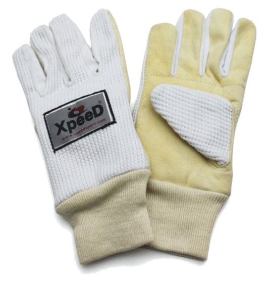 XPEED XP2307 Chamois Inner Gloves Cricket Premium Chamois Leather Moisture Absorbing for Superior Grip & Comfort