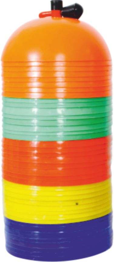 XPEED XP2312 Dome Marking Cones Set of 50 Multicolor Stackable for Football Cricket Agility & Field Training