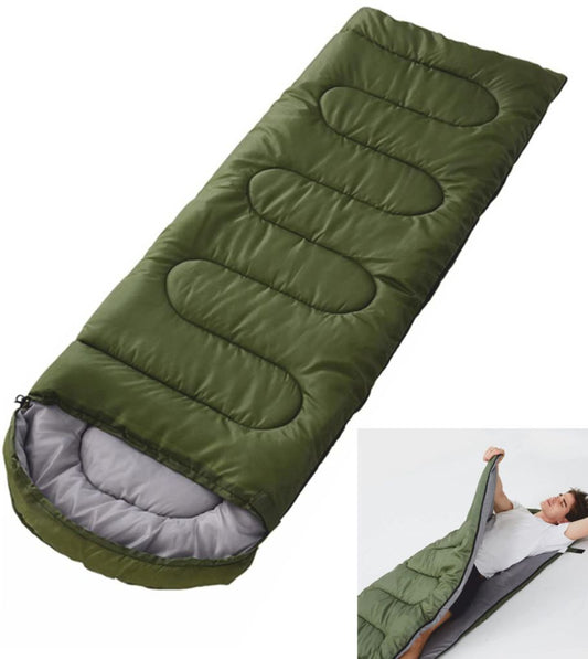 XPEED XP2462 Backpacking Heavyweight Sleeping Bag 190T Nylon Waterproof Breathable Hollow Cotton Fill for Camping & Outdoor