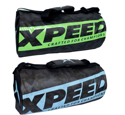 Xpeed Gym Bag – Camouflage Gym Bag Heavy Duty Lined Denier Drawstring Closure (Close-Up Detail)