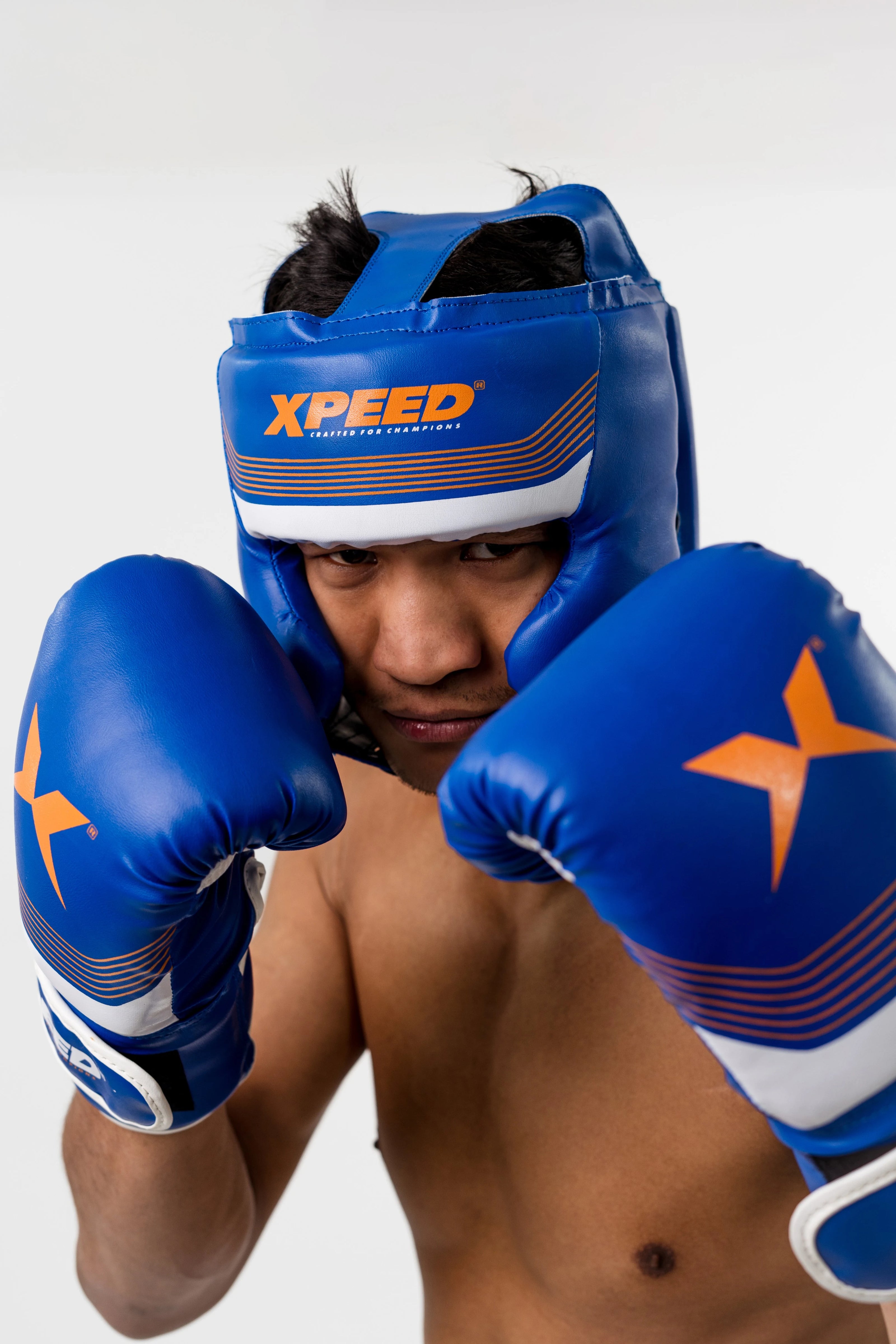 Xpeed protective gear including shin guards and headguards